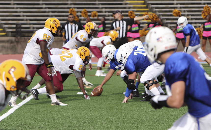 Football Team Shows Early Signs of Promise Against McDonogh 35