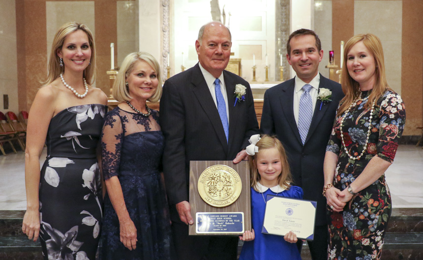 Alumni Mass and Reception Celebrates 2017 Alumnus of the Year