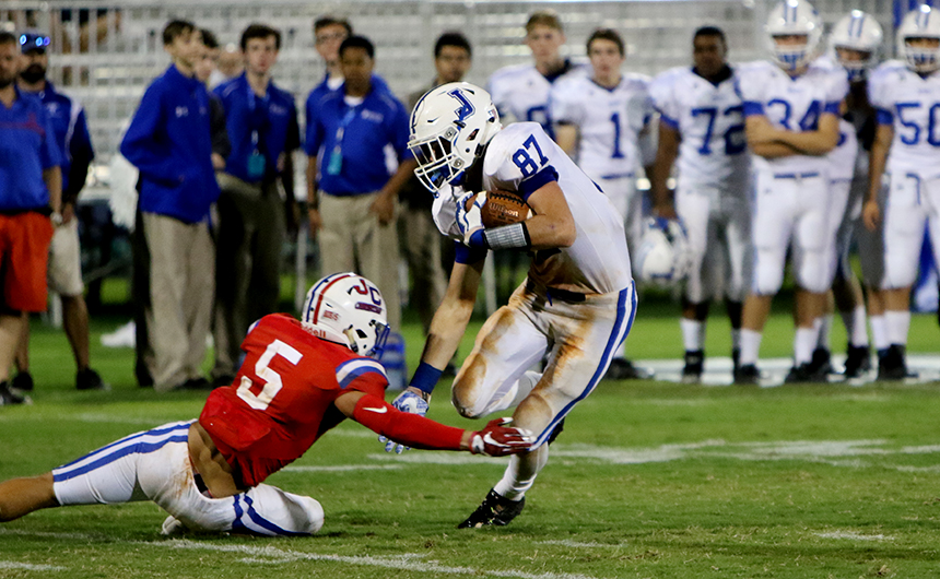 Football Team Seeks to Overcome First Half Obstacles