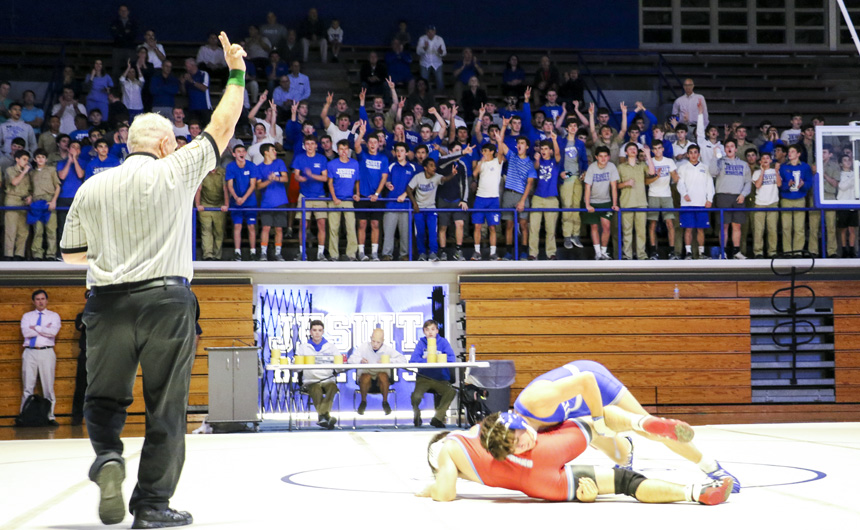 Wrestlers Shine in Home Opener, Beating Rummel 53-9