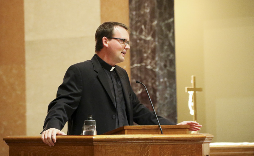 Fr. Kevin Dyer, S.J. is Jesuit's chaplain and Soadlity director. He also serves as the moderator for...
