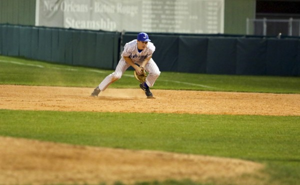 Infielder Will Hellmers helped the Jays offensively and defensively in their 14-0 shutout victory.