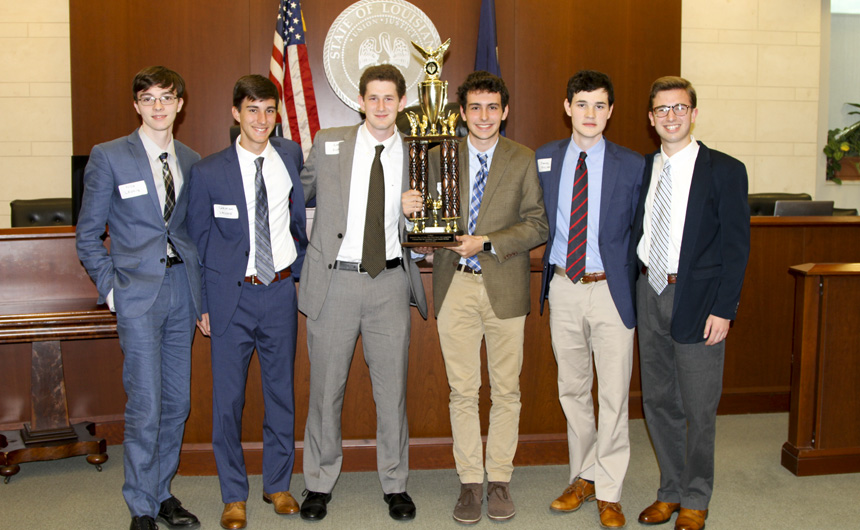 On to Nationals: Senior Mock Trial Team Wins State