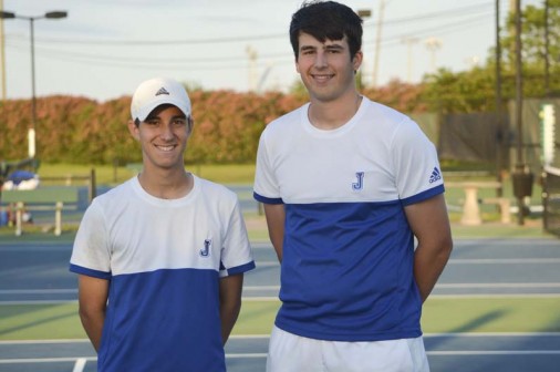 Seniors Christian Lacoste and Lee Blosser will enter regional play at Jesuit's top-ranked doubles team.