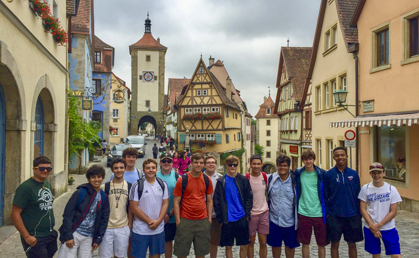 Music, Mozzarella, and Gemütlichkeit: the Blue Jay Band Visits Italy and Germany