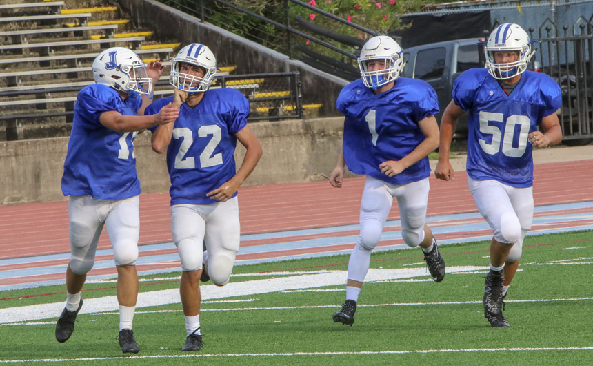 Blue Jays Show Experience at Annual Football Scrimmage
