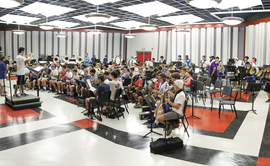 Blue Jays Get Tuned In at Annual Band Camp