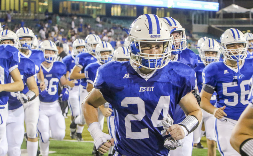 Jays Take First Catholic League Loss to Curtis, 23-0
