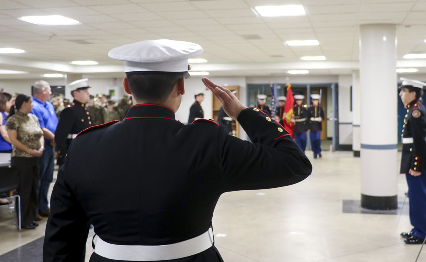 MCJROTC Celebrates Both the U.S. Marine Corps Birthday and Veterans Day