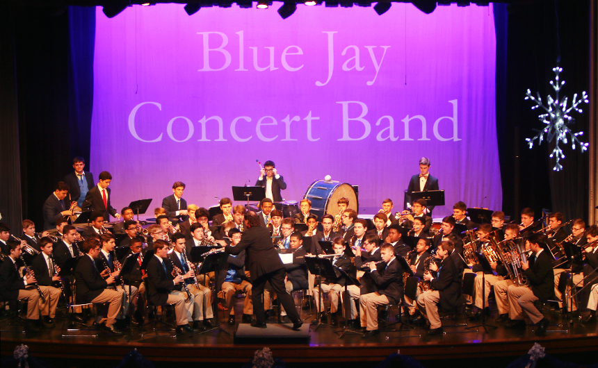 Watch the LIVE STREAM from the Blue Jay Band Christmas Concert