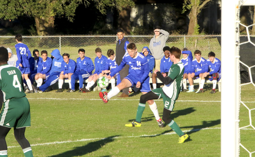 Jays Triumph Over Eagles in District Opener, 8-0