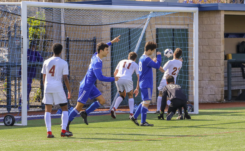 Soccer Claims District with 3-0 Win over Crusaders