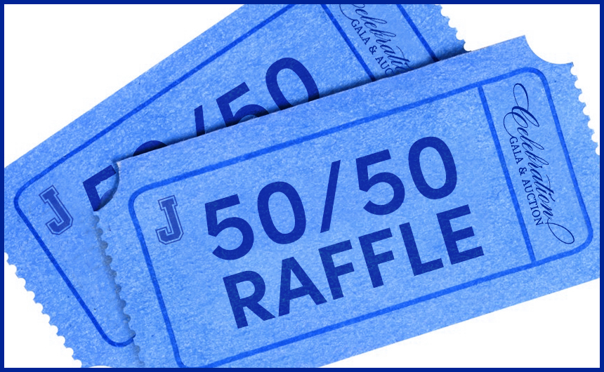 5050 raffle tickets clipart