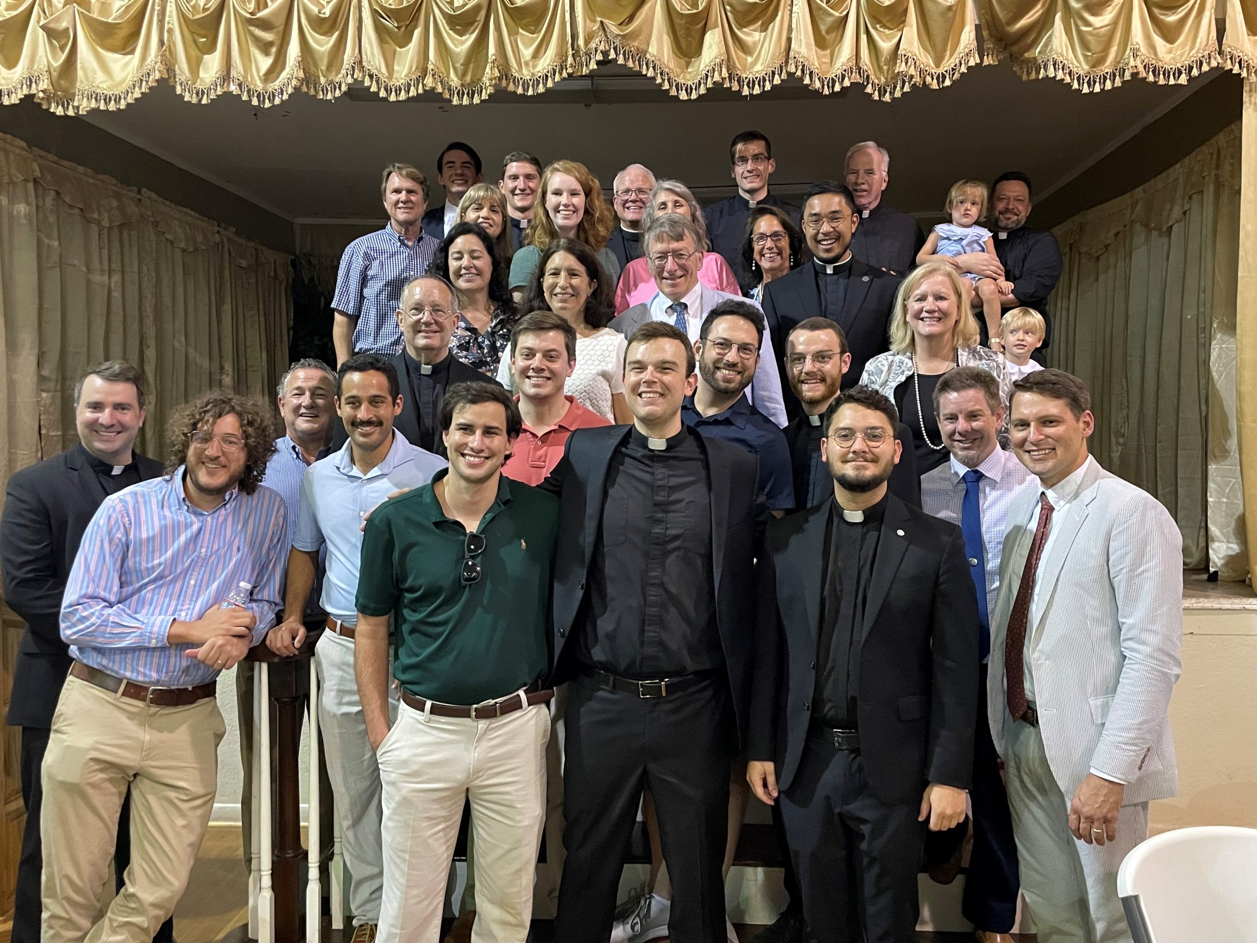 Jesuit Faculty, Staff, Alumni Attend First Vows in Grand Coteau