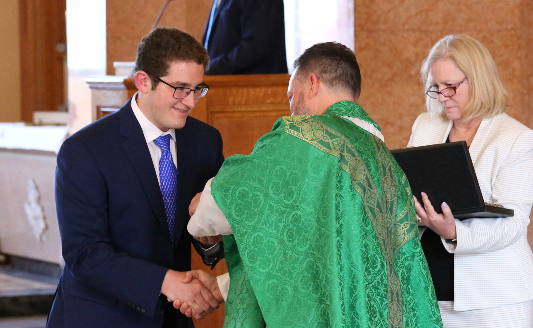 Seniors Reminded of God’s Divine Love at Ring Mass